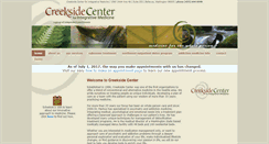Desktop Screenshot of creeksidemedicine.com